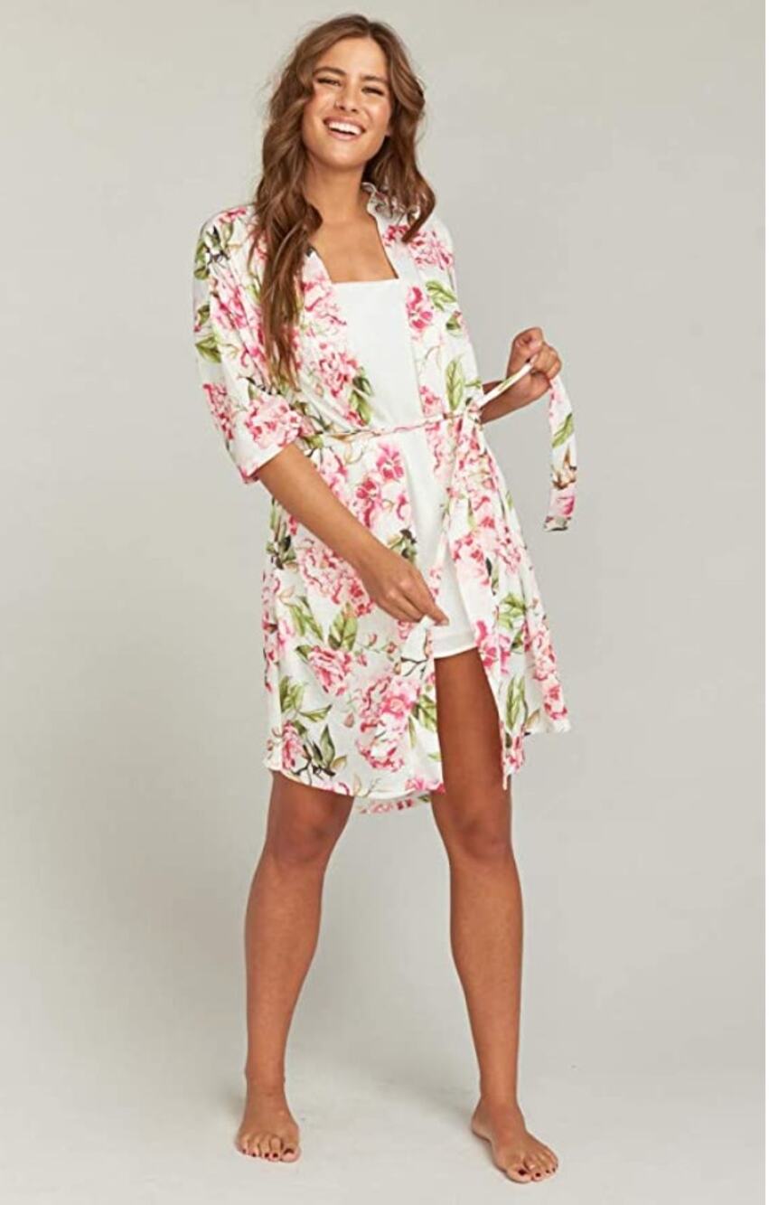 Show Me Your Mumu Floral Tie Robe // One SIze